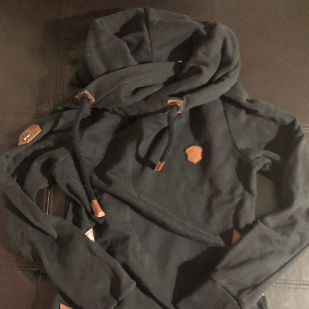 Naketano Women's S Black Sweatshirt Hoodie